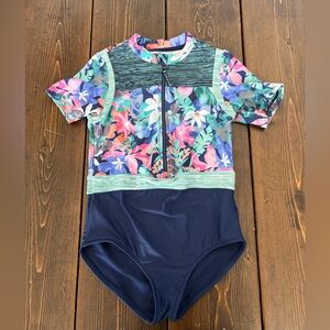 Side 12 Athleta girls UV swimsuit rash guard